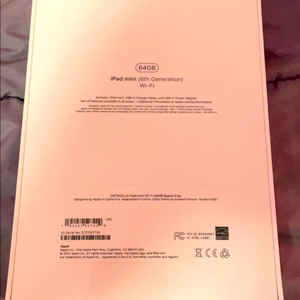 Brand new iPad mini (6th generation), still concealed, also the newest edition.